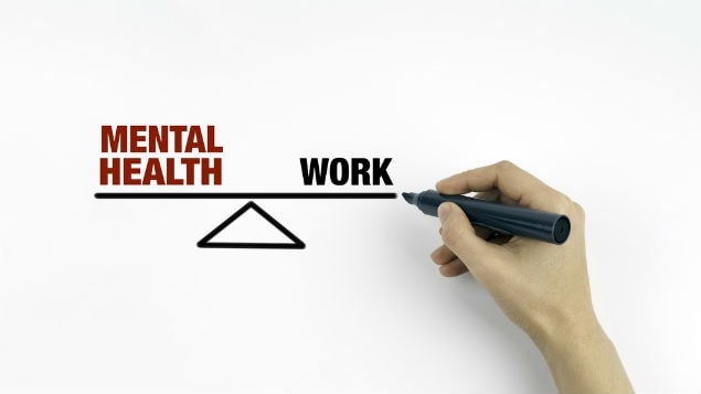 How does work affect your mental health?
